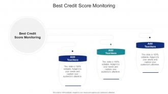 Best Credit Score Monitoring In Powerpoint And Google Slides Cpb