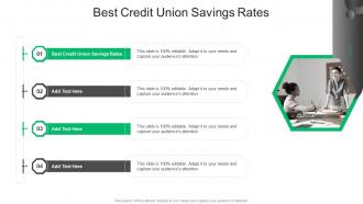 Best Credit Union Savings Rates In Powerpoint And Google Slides Cpb