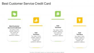 Best Customer Service Credit Card In Powerpoint And Google Slides Cpb