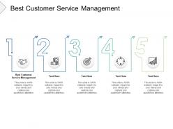 Best customer service management ppt powerpoint presentation gallery cpb