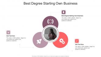 Best Degree Starting Own Business In Powerpoint And Google Slides Cpb