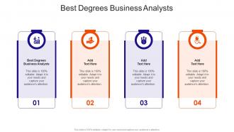 Best Degrees Business Analysts In Powerpoint And Google Slides Cpb