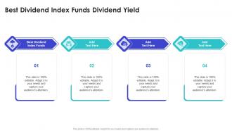 Best Dividend Index Funds Dividend Yield In Powerpoint And Google Slides Cpb