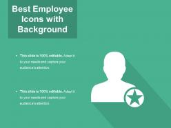 Best employee icons with background