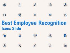 Best employee recognition icons slide ppt powerpoint presentation icon example introduction