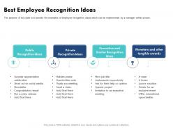Best Employee Recognition Ideas Exclusive Event Ppt Powerpoint Presentation File Templates
