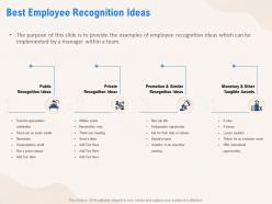 Best employee recognition ideas team ppt powerpoint presentation infographic template