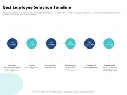 Best employee selection timeline recognition ppt powerpoint presentation pictures show