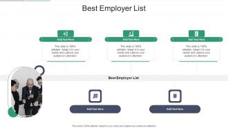 Best Employer List In Powerpoint And Google Slides Cpb