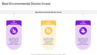 Best Environmental Stocks Invest In Powerpoint And Google Slides Cpb