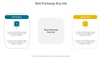 Best Exchange Buy Iota In Powerpoint And Google Slides Cpb