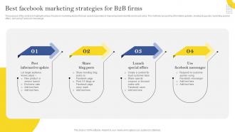 Best Facebook Marketing Strategies For B2B Firms Effective Facebook Marketing Strategies