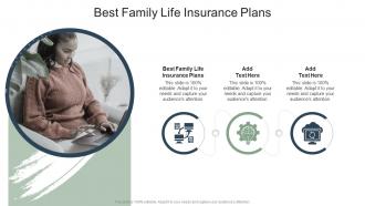 Best Family Life Insurance Plans In Powerpoint And Google Slides Cpb