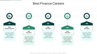 Best Finance Careers In Powerpoint And Google Slides Cpb