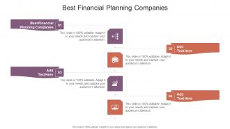 Best Financial Planning Companies In Powerpoint And Google Slides Cpb
