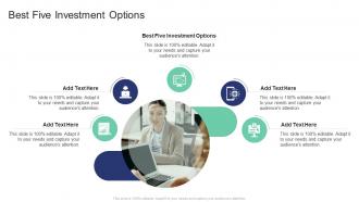Best Five Investment Options In Powerpoint And Google Slides Cpb