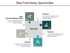 Best franchising opportunities ppt powerpoint presentation outline brochure cpb