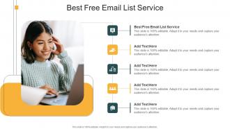 Best Free Email List Service In Powerpoint And Google Slides Cpb