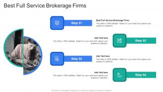 Best Full Service Brokerage Firms In Powerpoint And Google Slides Cpb