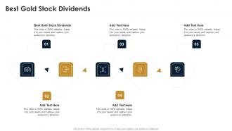 Best Gold Stock Dividends In Powerpoint And Google Slides Cpb