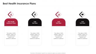 Best Health Insurance Plans In Powerpoint And Google Slides Cpb