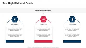 Best High Dividend Funds In Powerpoint And Google Slides Cpb