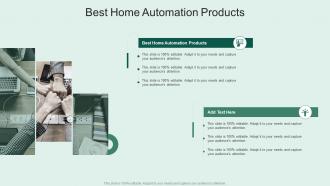 Best Home Automation Products In Powerpoint And Google Slides Cpb