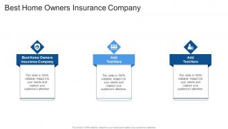 Best Home Owners Insurance Company In Powerpoint And Google Slides Cpb