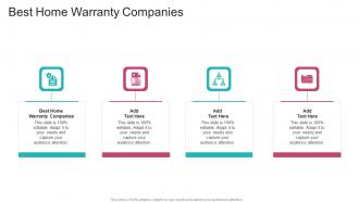 Best Home Warranty Companies In Powerpoint And Google Slides Cpb
