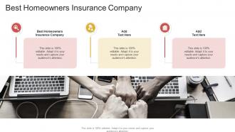 Best Homeowners Insurance Company In Powerpoint And Google Slides Cpb