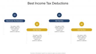 Best Income Tax Deductions In Powerpoint And Google Slides Cpb