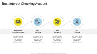 Best Interest Checking Account In Powerpoint And Google Slides Cpb