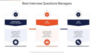 Best Interview Questions Managers In Powerpoint And Google Slides Cpb