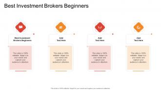 Best Investment Brokers Beginners In Powerpoint And Google Slides Cpb