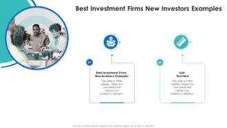 Best Investment Firms New Investors Examples In Powerpoint And Google Slides Cpb