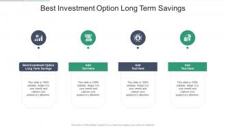 Best Investment Option Long Term Savings In Powerpoint And Google Slides Cpb