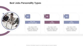 Best Jobs Personality Types In Powerpoint And Google Slides Cpb