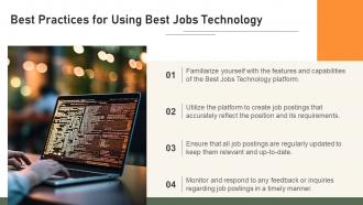 Best Jobs Technology powerpoint presentation and google slides ICP Visual Informative