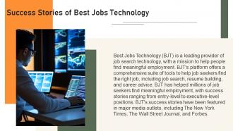 Best Jobs Technology powerpoint presentation and google slides ICP Analytical Informative