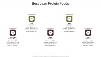 Best Lean Protein Foods In Powerpoint And Google Slides Cpb