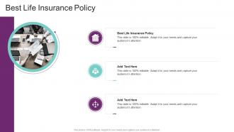 Best Life Insurance Policy In Powerpoint And Google Slides Cpb
