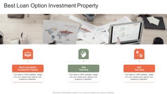 Best Loan Option Investment Property In Powerpoint And Google Slides Cpb