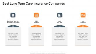 Best Long Term Care Insurance Companies In Powerpoint And Google Slides Cpb