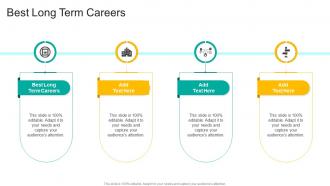 Best Long Term Careers In Powerpoint And Google Slides Cpb
