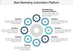 Best marketing automation platform ppt powerpoint presentation professional format ideas cpb