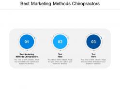 Best marketing methods chiropractors ppt powerpoint presentation professional designs cpb
