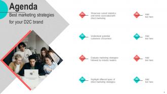 Best Marketing Strategies For Your D2C Brand Powerpoint Presentation Slides MKT CD V Adaptable Engaging