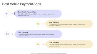 Best Mobile Payment Apps In Powerpoint And Google Slides Cpb