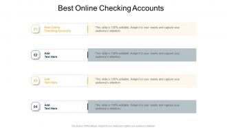 Best Online Checking Accounts In Powerpoint And Google Slides Cpb