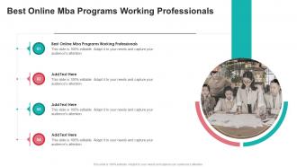 Best Online MBA Programs Working Professionals In Powerpoint And Google Slides Cpb